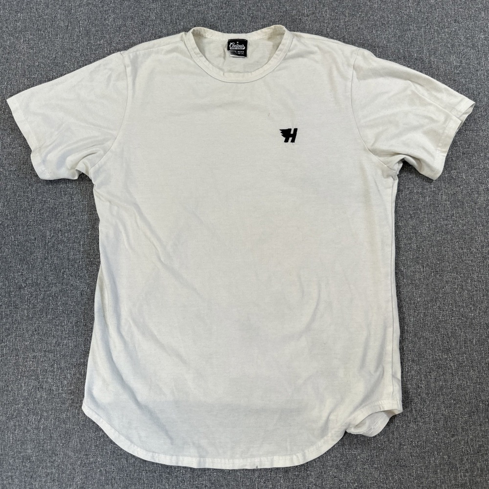 Vintage Contour Hooligans Break Necks T Shirt USA Made White Streetwear M